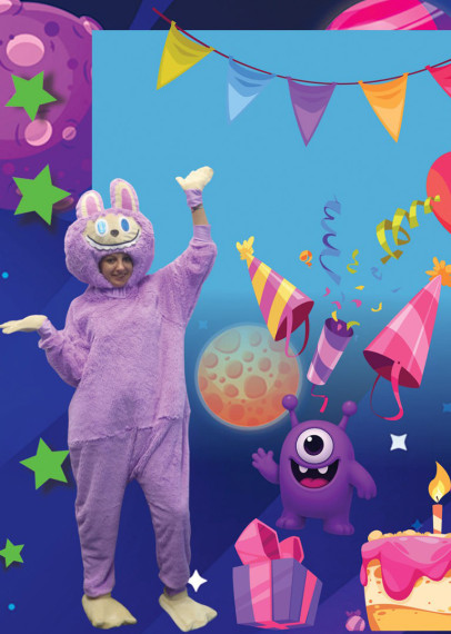 Лабубу фіолетовий