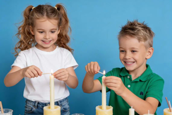 Свічки з вощини або воску